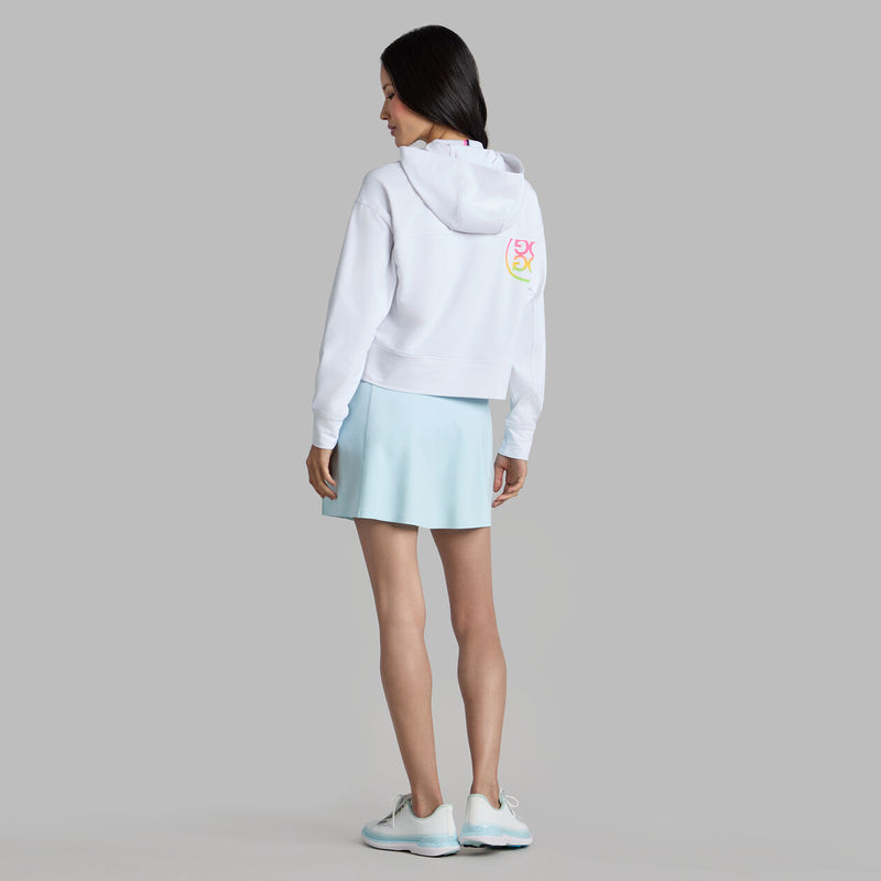 Load image into Gallery viewer, G/Fore Knockout A-Line Golf Skort Daybreak 16" Length