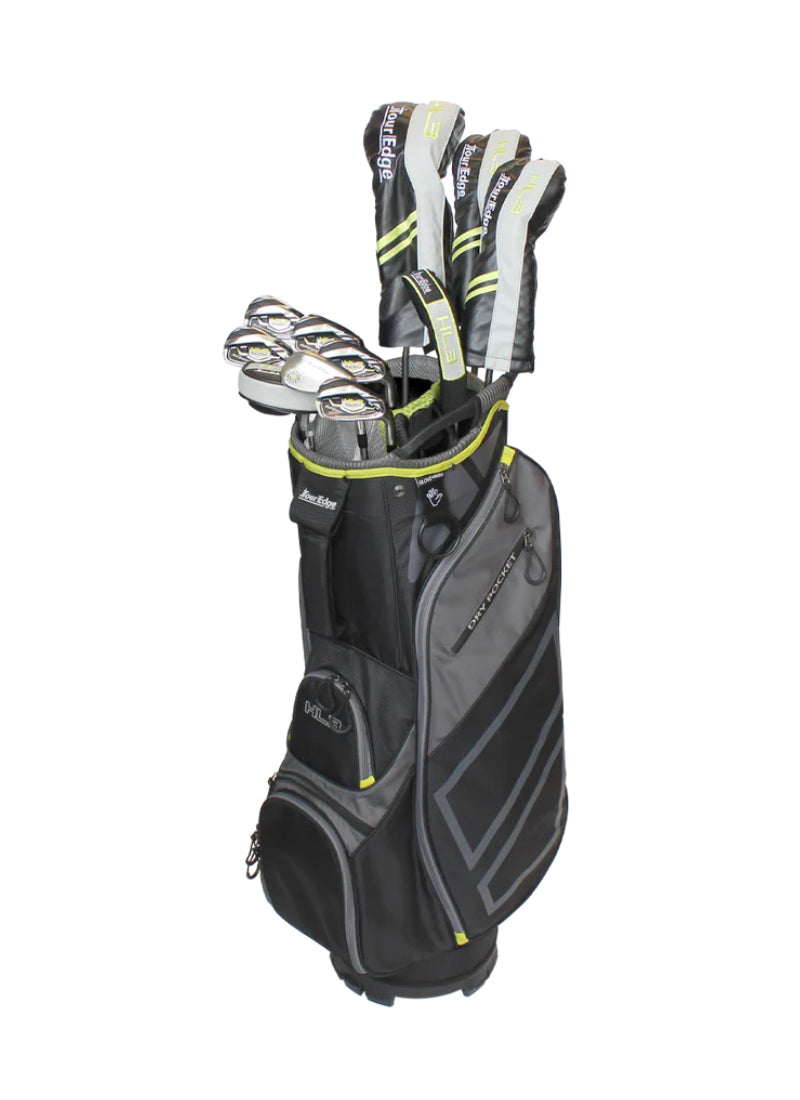 Load image into Gallery viewer, Tour Edge HL3 To-Go Golf Set with Cart Bag - Graphite
