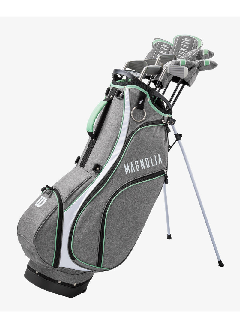 Load image into Gallery viewer, Wilson Magnolia Mint Complete Womens Golf Set Stand Bag
