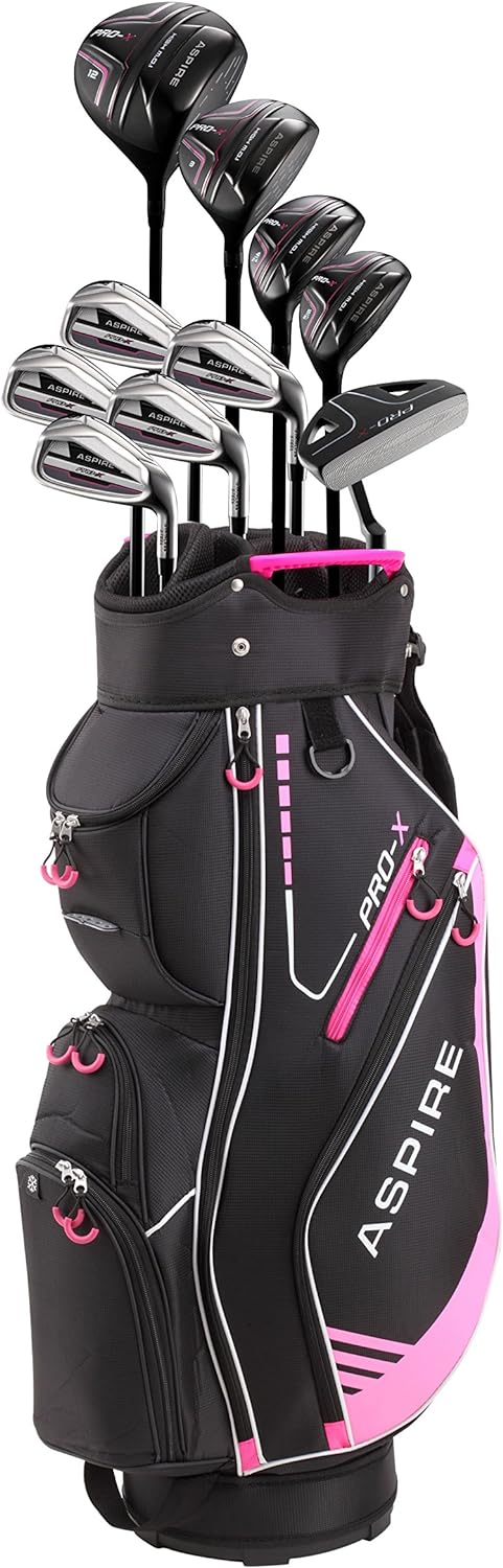 Load image into Gallery viewer, Aspire Pro-X Complete Womens Golf Club Set Pink