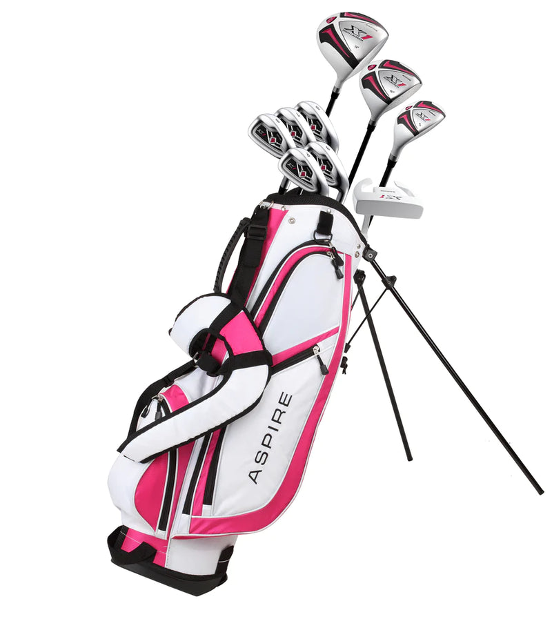 Load image into Gallery viewer, Aspire X1 9 Club Complete Womens Golf Set Pink