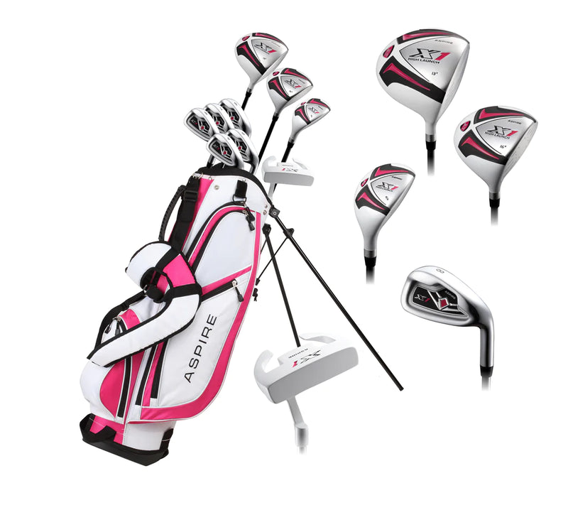 Load image into Gallery viewer, Aspire X1 Complete Womens Golf Set Pink