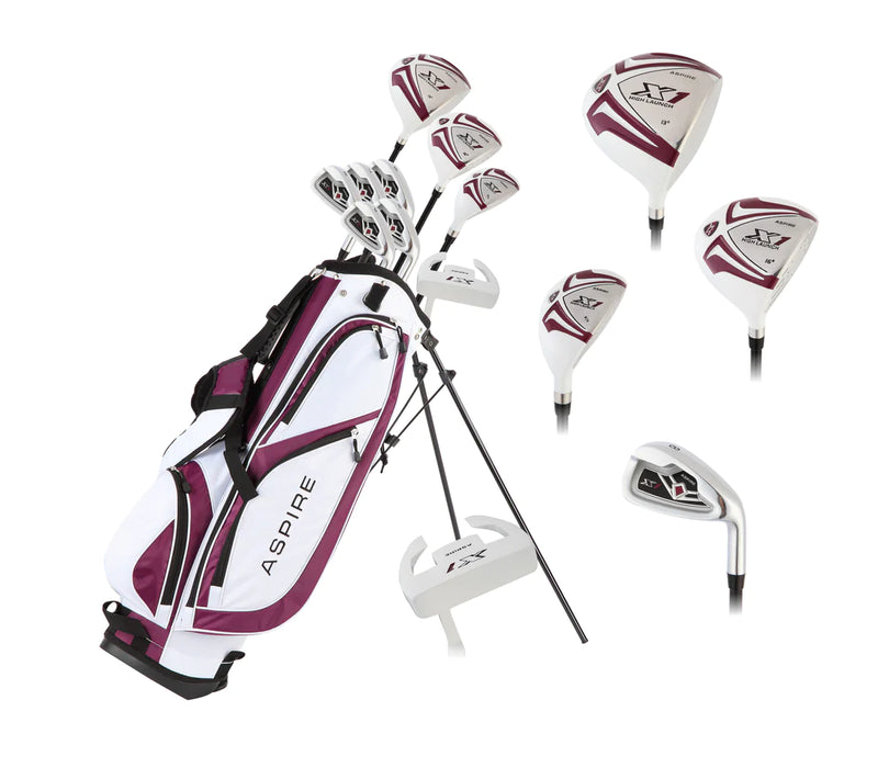 Load image into Gallery viewer, Aspire X1 Complete Womens Golf Set Purple
