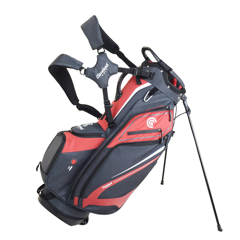 Load image into Gallery viewer, Cleveland Golf Lightweight Stand Bag Red Black
