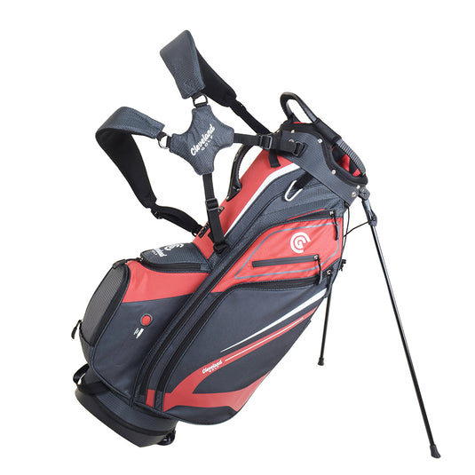 Cleveland Golf Lightweight Stand Bag Red Black