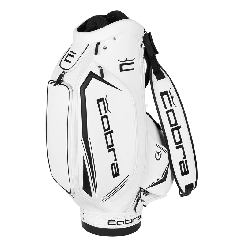 Load image into Gallery viewer, Tour Edge Exotics Staff Golf Stand Bag White
