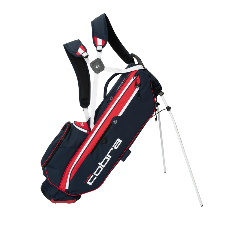 Load image into Gallery viewer, Cobra Ultralight Pro Golf Stand Bag Red Blue
