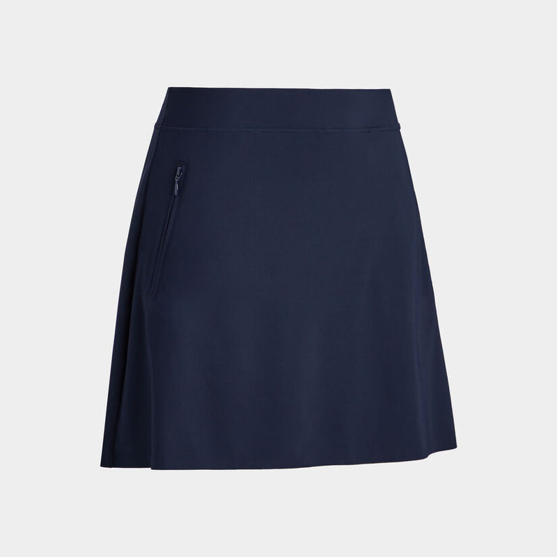 Load image into Gallery viewer, G/Fore Silky Tech Nylon A-Line Womens Golf Skort Navy Blue

