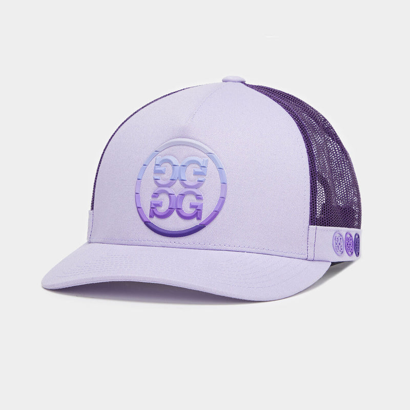 Load image into Gallery viewer, G/Fore Gradient Circle G&#39;S Cotton Twill Golf Trucker Hat Aura
