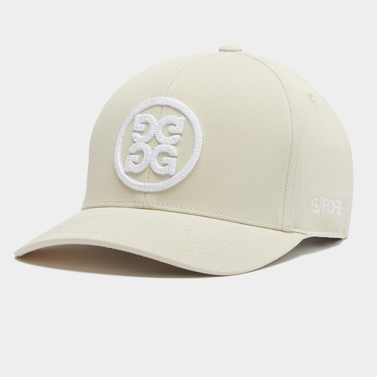 G/Fore Circle G'S Stretch Twill Golf Snapback Hat Stone