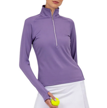 Load image into Gallery viewer, Inphorm Women's Performance Half Zip Purple