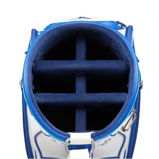 Load image into Gallery viewer, Mizuno Tour Staff Golf Cart Bag - White
