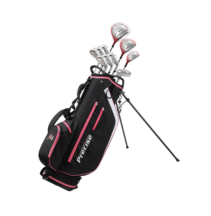 Load image into Gallery viewer, Precise M8 Womens Complete Golf Set Pink
