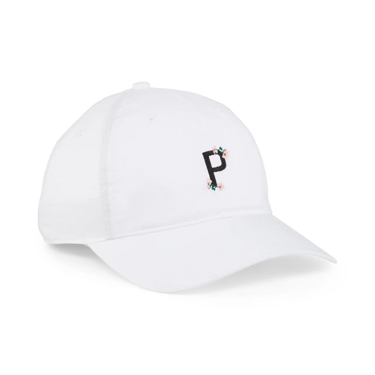 Puma P Womens Golf Hat White