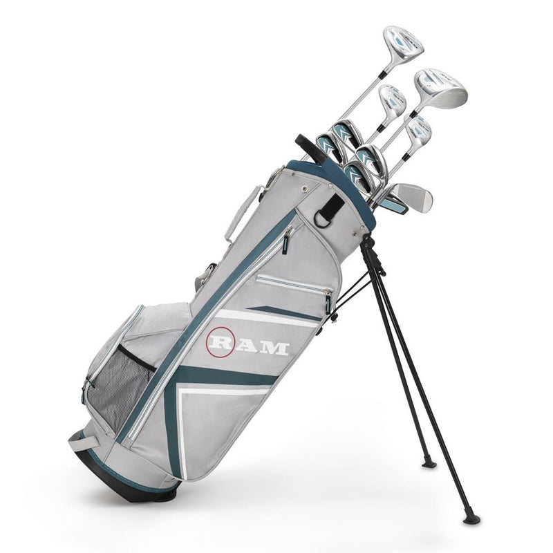 Load image into Gallery viewer, Ram Golf Accubar Plus Complete Womens Golf Club Set Grey Blue
