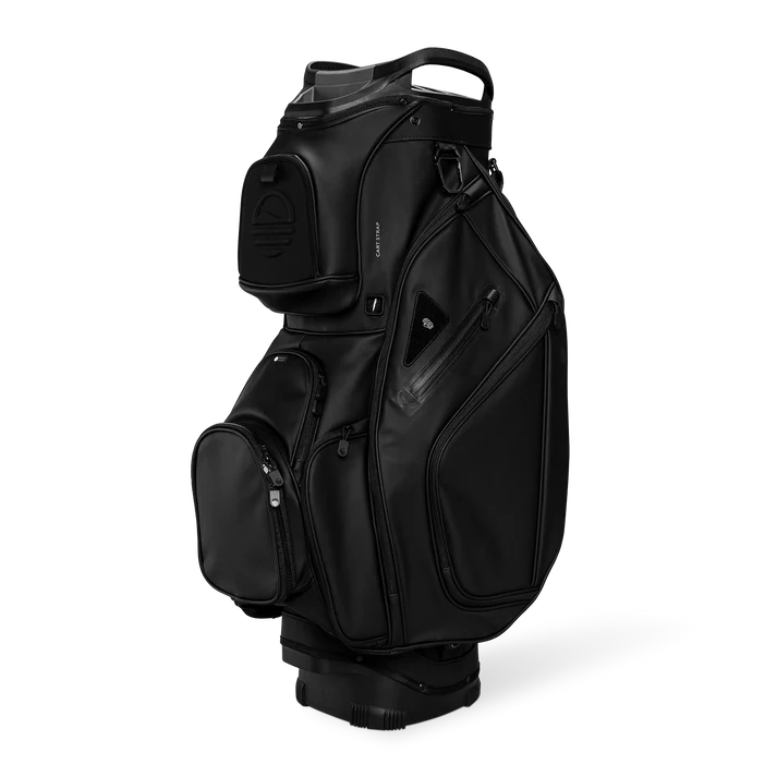Load image into Gallery viewer, Sunday Golf Big Rig Cart Bag Black Leather (Bag Height 36")