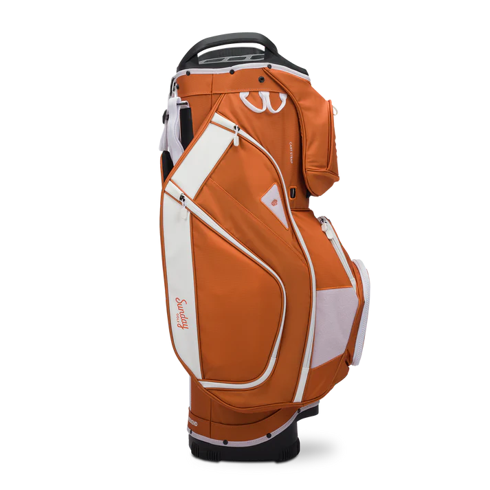 Load image into Gallery viewer, Sunday Golf Bag Big Rig Cart Bag Burnt Orange (Bag Height 36")