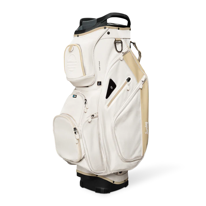 Load image into Gallery viewer, Sunday Golf Big Rig Cart Bag Toasted Almond (Bag Height 36")