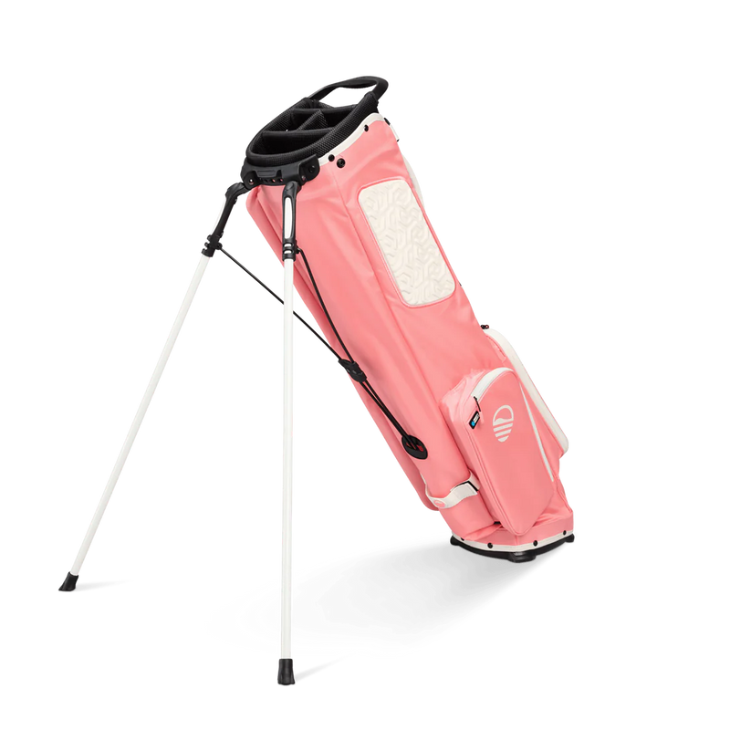 Load image into Gallery viewer, Sunday Golf El Camino Golf Stand Bag Coral Bag Height 34"