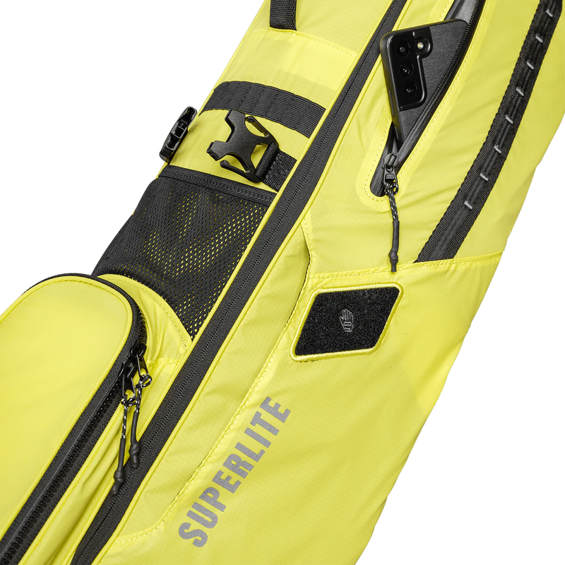 Load image into Gallery viewer, Sunday Golf El Camino Golf Stand Bag Neon Yellow Bag Height 34")
