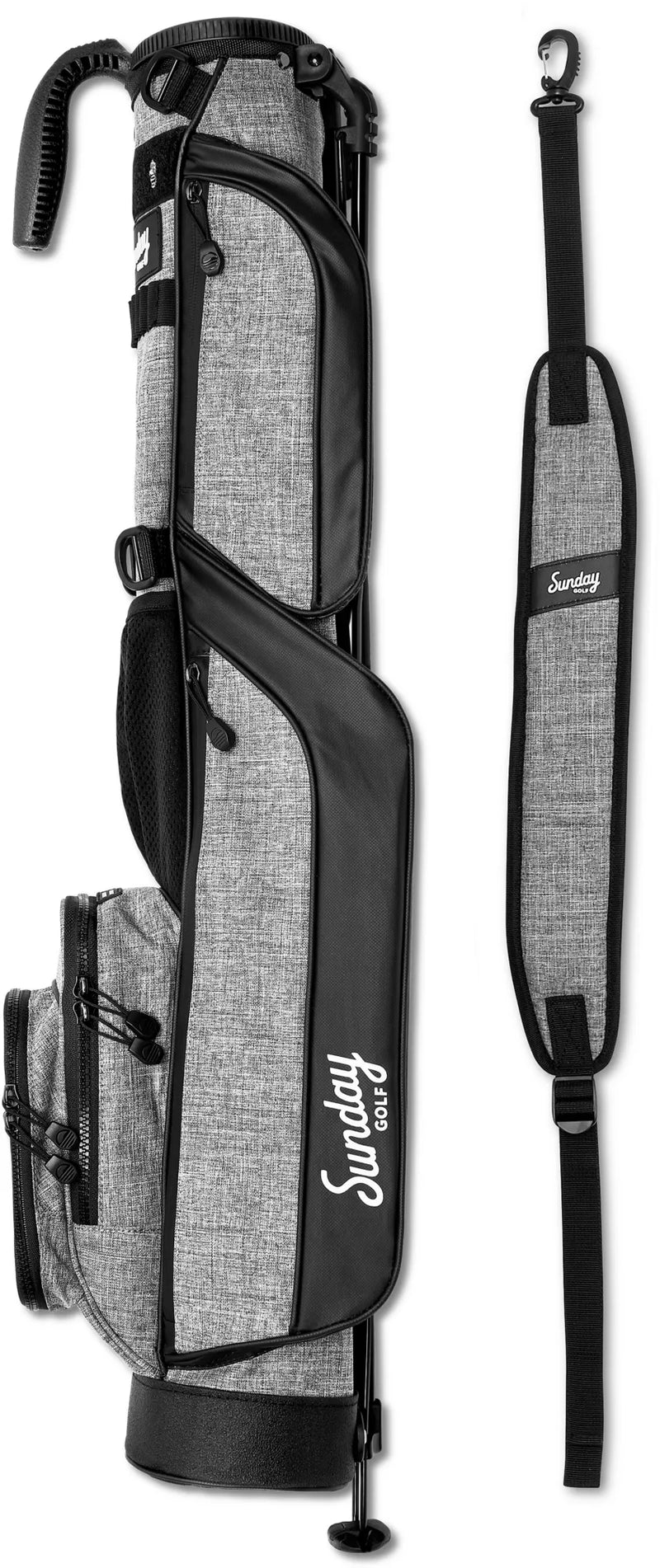 Load image into Gallery viewer, Sunday Golf Loma Golf Stand Bag Heather Gray (Bag Height 32")