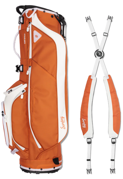 Load image into Gallery viewer, Sunday Golf Ryder Stand Bag Burnt Orange (Bag Height 35")