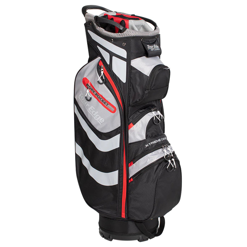 Load image into Gallery viewer, Tour Edge Hot Launch Extreme 5.0 Golf Cart Bag Red Black
