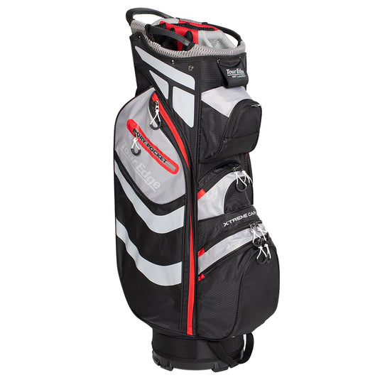 Tour Edge Hot Launch Extreme 5.0 Golf Cart Bag Red Black