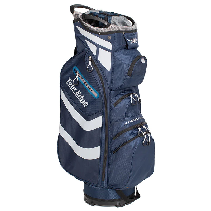 Load image into Gallery viewer, Tour Edge Hot Launch Extreme 5.0 Golf Cart Bag Navy Blue
