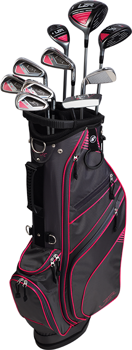 Pink Tour X size 0 Complete Golf Set Age 2-5 Girls 3 Clubs hotsell +Bag Under 3'2