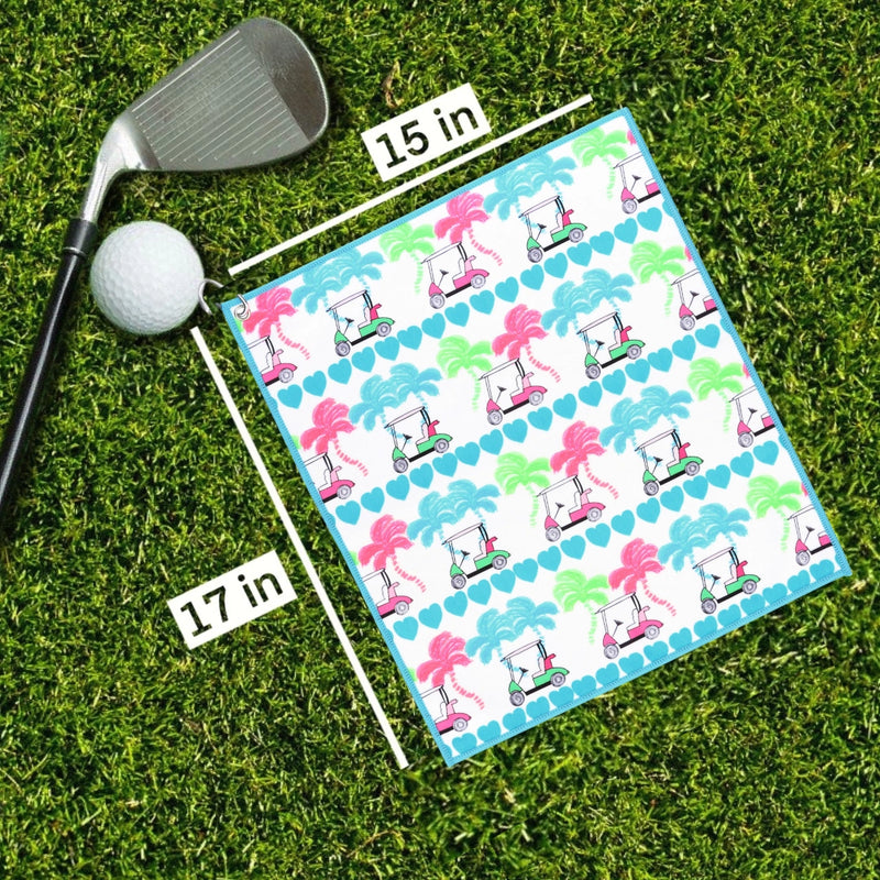 Load image into Gallery viewer, Pebble Beach Golf Towel with Carabiner
