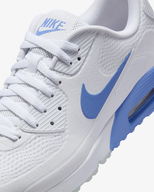 Nike Air Max 90 G Golf Shoes White / Royal Pulse