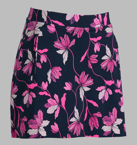 G/Fore Silky Tech Nylon Aline Skort in Iris Twilight