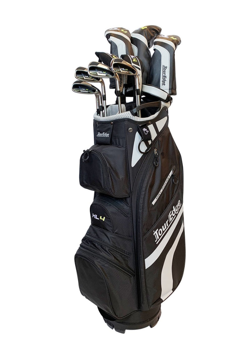 Load image into Gallery viewer, Tour Edge HL4 To-Go Complete Senior Flex Golf Set with Cart Bag - Graphite
