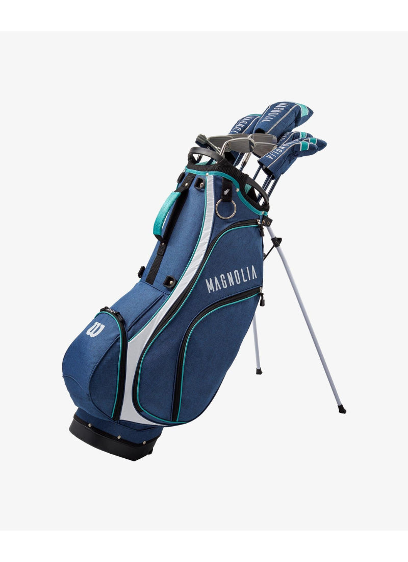 Load image into Gallery viewer, Wilson Magnolia Complete Womens Golf Set Stand Bag Blue

