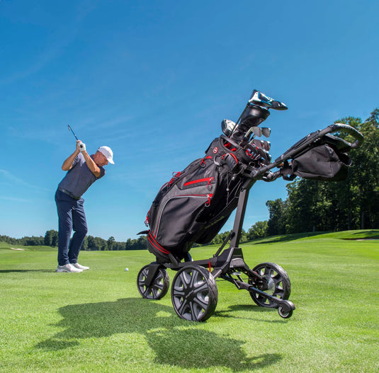 BagBoy Volt Electric Golf Cart Black/Red