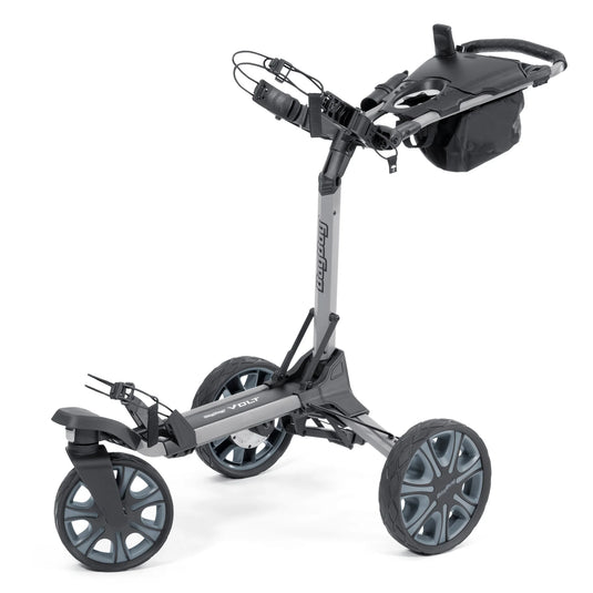 BagBoy Volt Electric Golf Cart Silver/Black