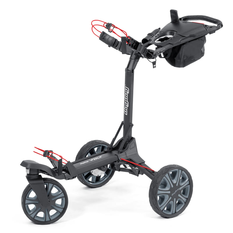 Load image into Gallery viewer, BagBoy Volt Electric Golf Cart Black/Red
