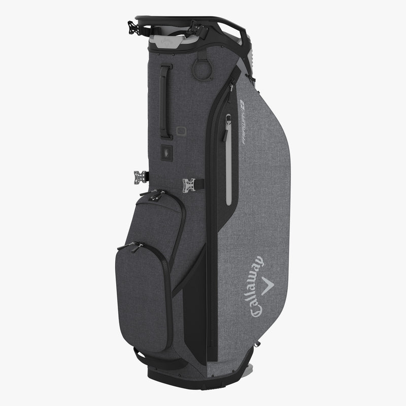 Load image into Gallery viewer, Callaway Fairway+ Double Strap Stand Bag Black Heather/Charcoal Heather
