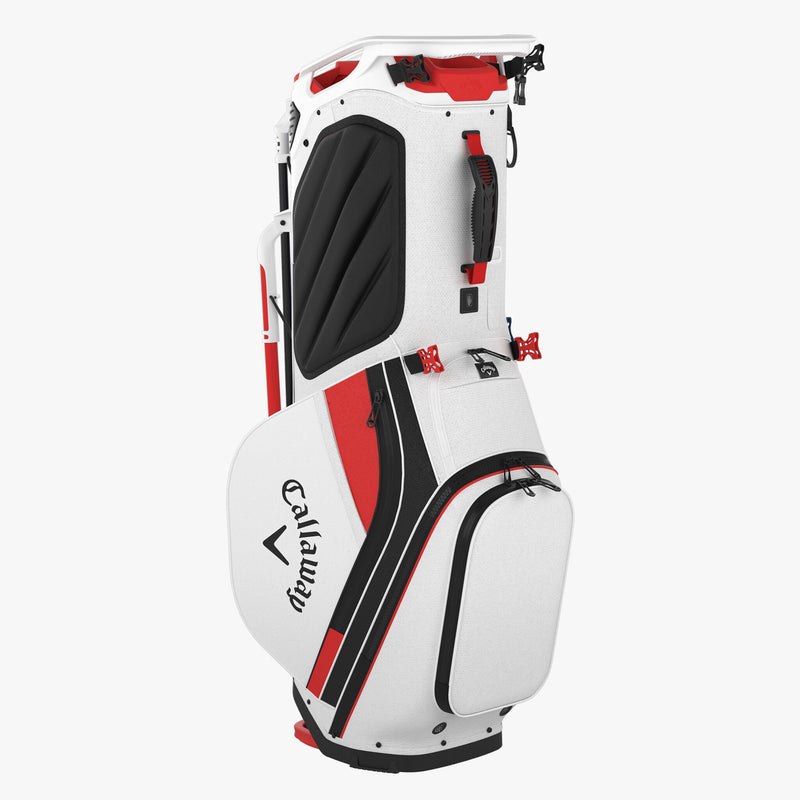 Load image into Gallery viewer, Callaway Fairway 14 Stand Bag White/Black/Fire Red
