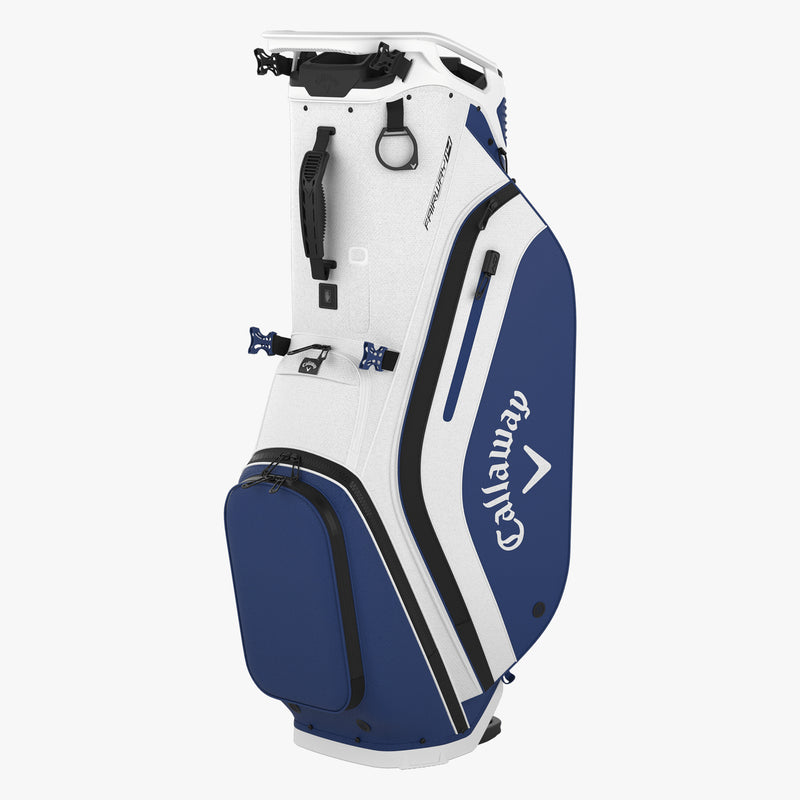 Load image into Gallery viewer, Callaway Fairway 14 Stand Bag White/Cobalt Blue
