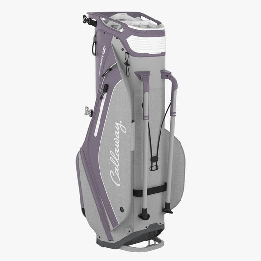 Callaway Fairway 14 Stand Bag Violet Haze/Silver Heather Side View