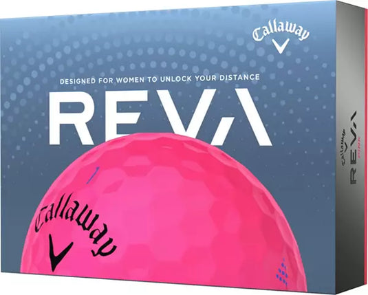 Callaway Reva Womens Golf Balls Pink - One Dozen