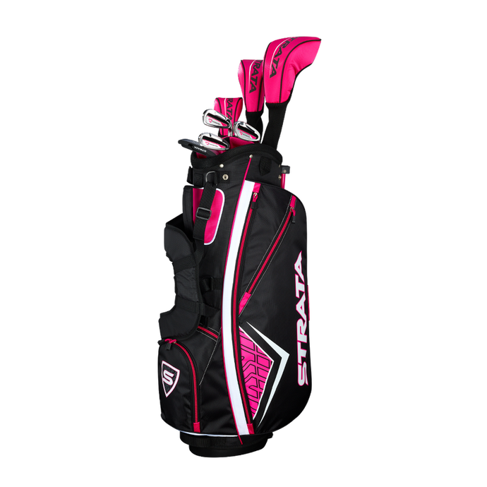 Callaway Strata Ultimate 11-Piece Womens Golf Set Hot Pink