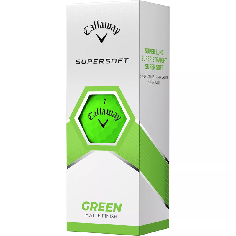 Load image into Gallery viewer, Callaway Supersoft Golf Balls Green - One Dozen
