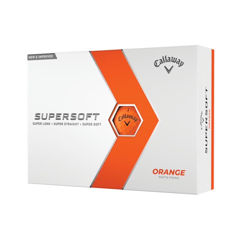 Load image into Gallery viewer, Callaway Supersoft Golf Balls Orange - One Dozen
