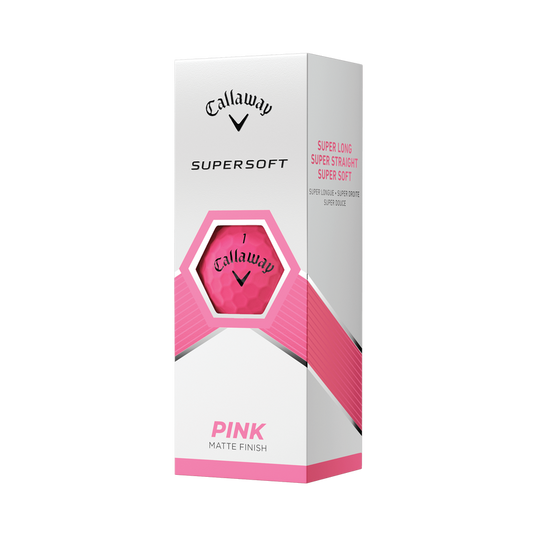 Callaway Supersoft Golf Balls Pink - One Dozen