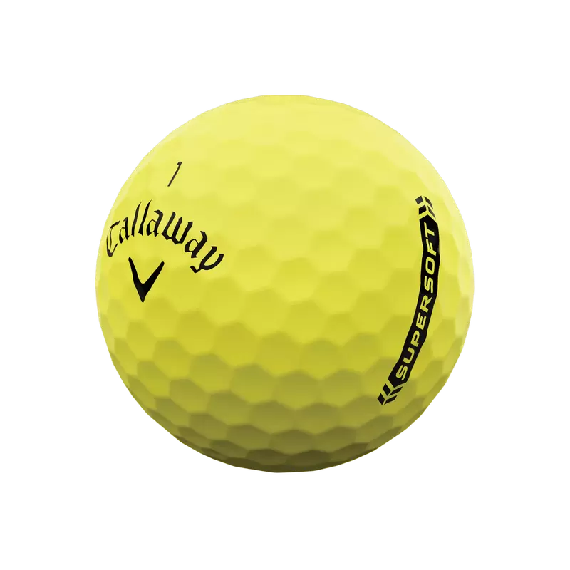 Load image into Gallery viewer, Callaway Supersoft Golf Balls Yellow - One Dozen
