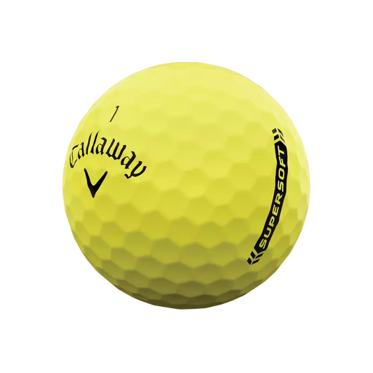 Callaway Supersoft Golf Balls Yellow - One Dozen