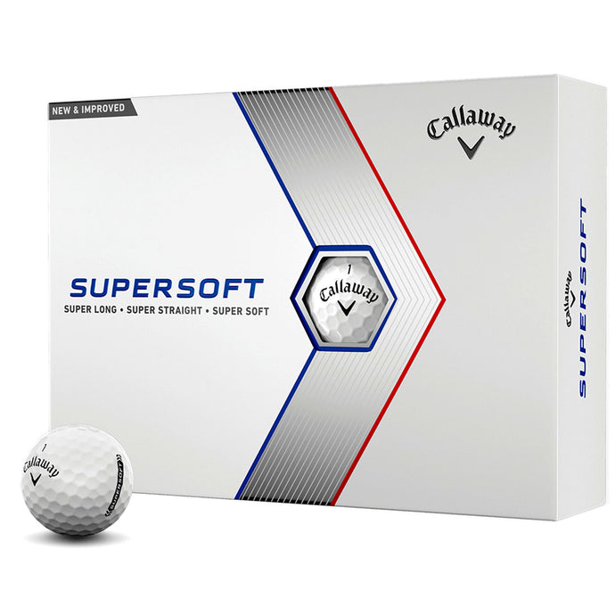 Callaway Supersoft Golf Balls White - One Dozen